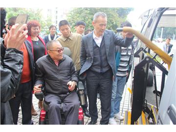 社会组织总会王石会长到残友视察