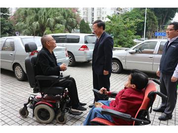 认真贯彻十九大精神、残友与富士康携手党建新征程