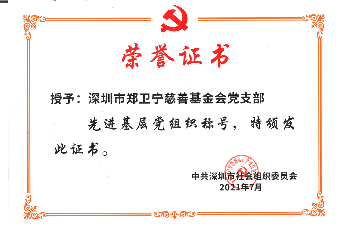 郑卫宁慈善基金会党支部简介